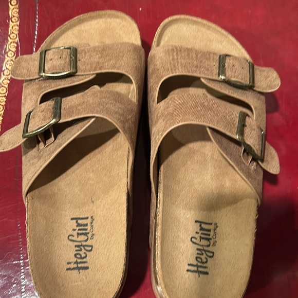 Hey Girl by Corkys Wannabe platform sandal size 9. - Picture 6 of 8